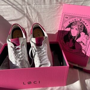 Nicki Minaj x LØCI Pink & White Platform Sneakers | Vegan | Limited Edition